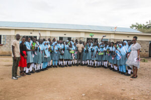 This is the graphic for RAMLA FOUNDATION, which distributes and donates school supplies to students who are set to take their final year exams.